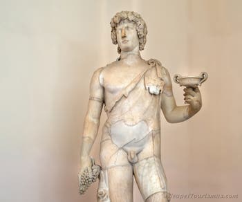 Antinoos-Bacchus, Farnese-Sammlung, Archäologisches Museum von Neapel, Italien