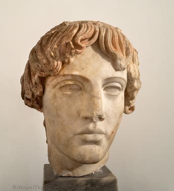 Apollon von Omphalos, Tempel von Mercurius, Baia, Archäologisches Museum von Neapel in Italien