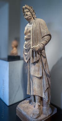 Asklepios, Tempel des Äskulap, Pompeji, Archäologisches Museum von Neapel in Italien
