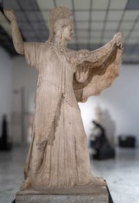 Athene Promachos, Villa dei Papiri, Herculaneum, Archäologisches Museum von Neapel in Italien