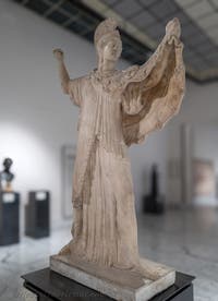 Athene Promachos, Villa dei Papiri, Herculaneum, Archäologisches Museum von Neapel in Italien