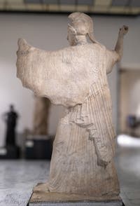 Athene Promachos, Villa dei Papiri, Herculaneum, Archäologisches Museum von Neapel in Italien