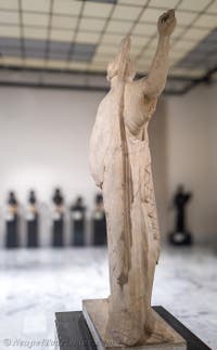 Athene Promachos, Villa dei Papiri, Herculaneum, Archäologisches Museum von Neapel in Italien