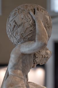 Atlas, Farnese-Sammlung, Archäologisches Museum von Neapel in Italien