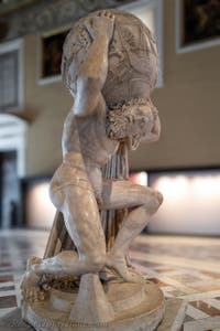 Atlas, Farnese-Sammlung, Archäologisches Museum von Neapel in Italien