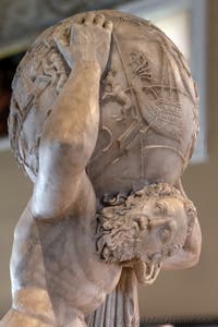 Atlas, Farnese-Sammlung, Archäologisches Museum von Neapel in Italien