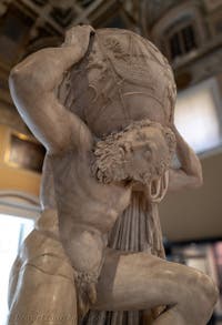 Atlas, Farnese-Sammlung, Archäologisches Museum von Neapel in Italien