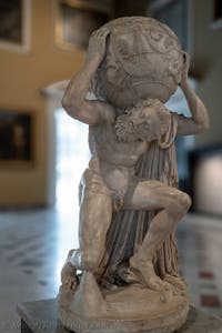 Atlas, Farnese-Sammlung, Archäologisches Museum von Neapel in Italien