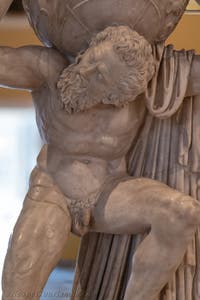 Atlas, Farnese-Sammlung, Archäologisches Museum von Neapel in Italien