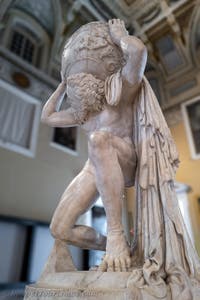 Atlas, Farnese-Sammlung, Archäologisches Museum von Neapel in Italien
