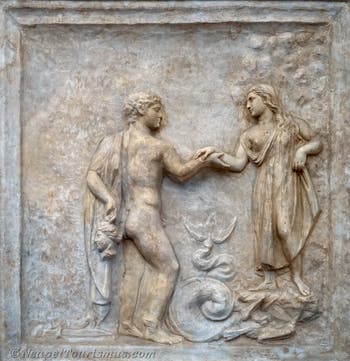 Perseus befreit Andromeda, Isis-Tempel, Pompeji, Archäologisches Museum von Neapel in Italien