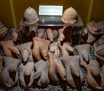 Brüste und Penis, Erotikkabinett, Archäologisches Museum Neapel