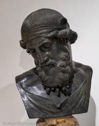 Dyonisos-Platon, Villa dei Papiri, Herculaneum, Archäologisches Museum von Neapel in Italien