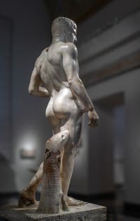 Doryphoros, Gymnasium der Samniten, Pompeji, Archäologisches Museum von Neapel in Italien