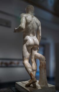 Doryphoros, Gymnasium der Samniten, Pompeji, Archäologisches Museum von Neapel in Italien