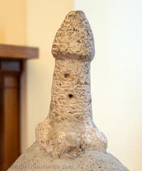 Geschlecht in Erektion, Pompeji, Erotikkabinett, Archäologisches Museum Neapel