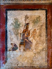 Fresko Ares und Aphrodite, Pompeji, Casa dell'Amore Punito, Archäologisches Museum Neapel