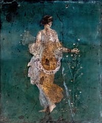 Fresko Flora, Stabiae, Villa di Arianna, Archäologisches Museum von Neapel