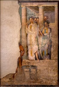 Fresko Iphigenie in Taurien, Pompeji, Casa di Caecilius Lucundus, Archäologisches Museum Neapel