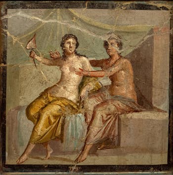 Aphrodite und Ares, Casa del Meleagro, Pompeji, Archäologisches Museum von Neapel in Italien