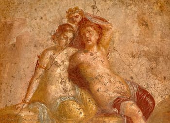 Fresko Perseus und Andromeda, Pompeji, Casa dei Capitelli Colorati, Archäologisches Museum Neapel