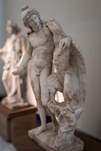 Ganymed und der Adler, Farnese-Sammlung, Archäologisches Museum von Neapel in Italien