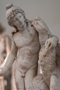 Ganymed und der Adler, Farnese-Sammlung, Archäologisches Museum von Neapel in Italien