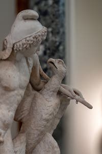 Ganymed und der Adler, Farnese-Sammlung, Archäologisches Museum von Neapel in Italien
