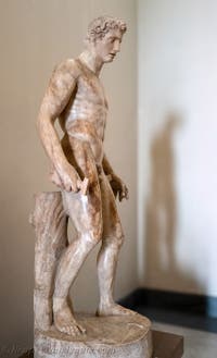 Sterbender Gladiator, Farnese-Sammlung, Archäologisches Museum von Neapel, Italien