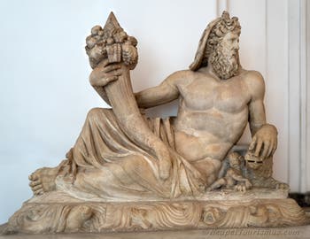 Ozean mit Füllhorn, Farnese-Sammlung, Archäologisches Museum von Neapel, Italien