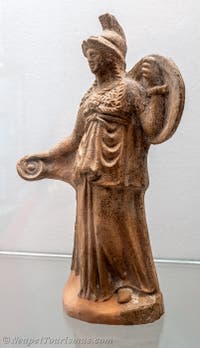 Minerva, Votivstatuette, Pompeji, Archäologisches Museum von Neapel in Italien