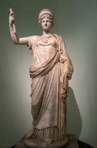 Hera vom Typ Ephesos-Wien, Farnese-Sammlung, Archäologisches Museum von Neapel in Italien