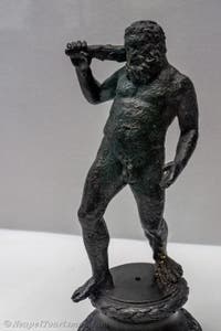 Der betrunkene Herkules, Herculaneum, Archäologisches Museum von Neapel in Italien