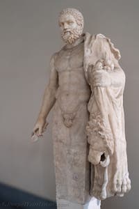 Hermès des Herkules, Farnese-Sammlung, Archäologisches Museum von Neapel, Italien