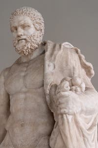 Hermès des Herkules, Farnese-Sammlung, Archäologisches Museum von Neapel, Italien