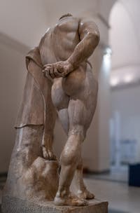 Herkules in Ruhe, Farnese-Sammlung, Archäologisches Museum von Neapel in Italien