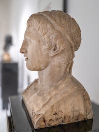 Kopf des jungen Herkules, Villa dei Papiri, Herculaneum, Archäologisches Museum von Neapel in Italien