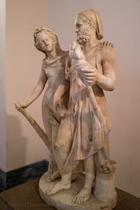 Herkules und Omphale, Farnese-Sammlung, Archäologisches Museum von Neapel in Italien
