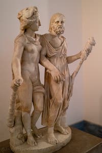 Herkules und Omphale, Farnese-Sammlung, Archäologisches Museum von Neapel in Italien