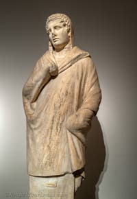 Büste von Hermes, Apollontempel, Pompeji, Archäologisches Museum von Neapel in Italien
