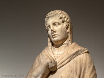 Büste von Hermes, Apollontempel, Pompeji, Archäologisches Museum von Neapel in Italien