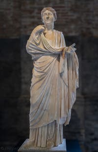 Tochter des Nonius Balbus, Herculaneum, Archäologisches Museum von Neapel in Italien