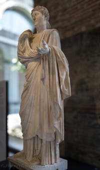 Tochter des Nonius Balbus, Herculaneum, Archäologisches Museum von Neapel in Italien