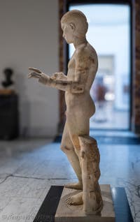 Junger Junge, Villa dei Papiri, Herculaneum, Archäologisches Museum von Neapel in Italien