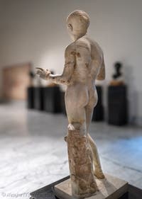Junger Junge, Villa dei Papiri, Herculaneum, Archäologisches Museum von Neapel in Italien