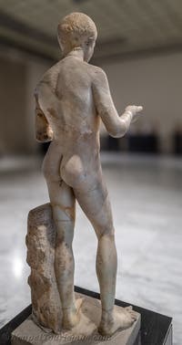 Junger Junge, Villa dei Papiri, Herculaneum, Archäologisches Museum von Neapel in Italien