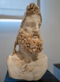 Jupiter im Otricoli-Stil, Capitolium, Pompeji, Archäologisches Museum von Neapel in Italien