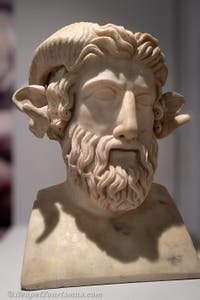 Hermes von Zeus-Ammon, Herculaneum, Archäologisches Museum von Neapel in Italien
