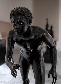 Läufer, Villa dei Papiri, Herculaneum, Archäologisches Museum von Neapel in Italien