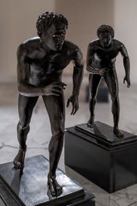 Läufer, Villa dei Papiri, Herculaneum, Archäologisches Museum von Neapel in Italien